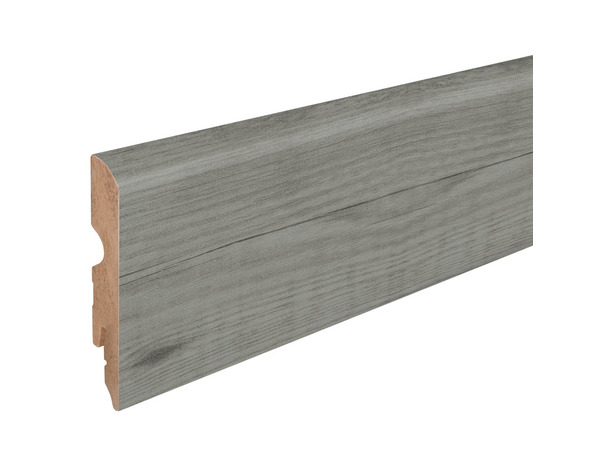 Plinthe en panneau mdf gris effet bois brut - L.220 x H.8 x Ep.1,3 cm - Cooke and Lewis - Brico Dépôt