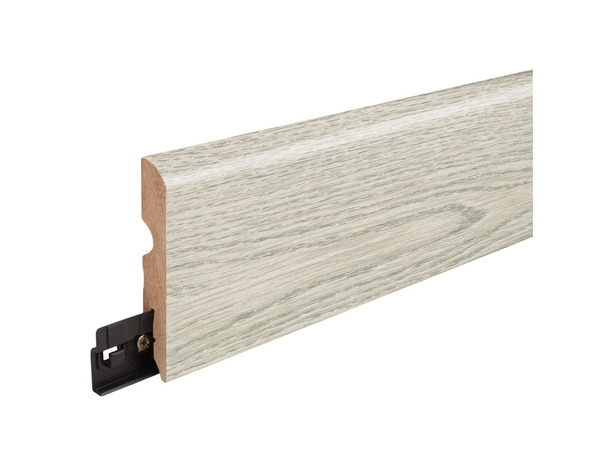 Plinthe en panneau mdf gris effet chêne - L.220 x H.8 x Ep.1,3 cm - Cooke and Lewis - Brico Dépôt