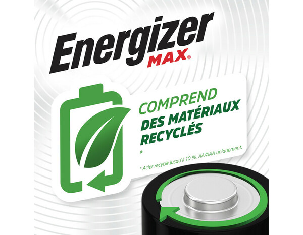 Pack de 6 piles alcalines AA - Energizer - Brico Dépôt