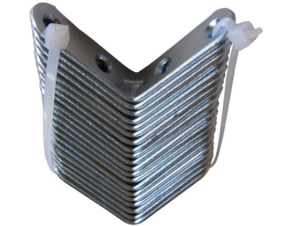 Équerre de chaise en acier zingué 50 mm - Brico Dépôt