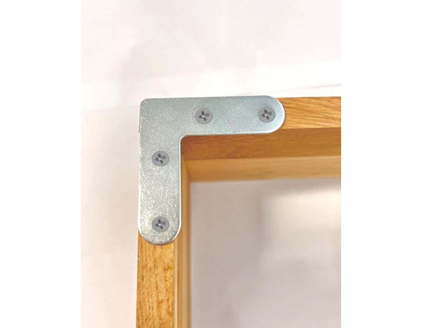 25 équerres de chassis AZ - 60 x 60 mm - Brico Dépôt