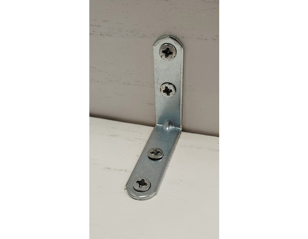 Équerre de chaise en acier zingué 50 mm - Brico Dépôt