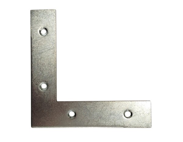 Equerre de fenêtre 100 mm en acier zingué - Brico Dépôt