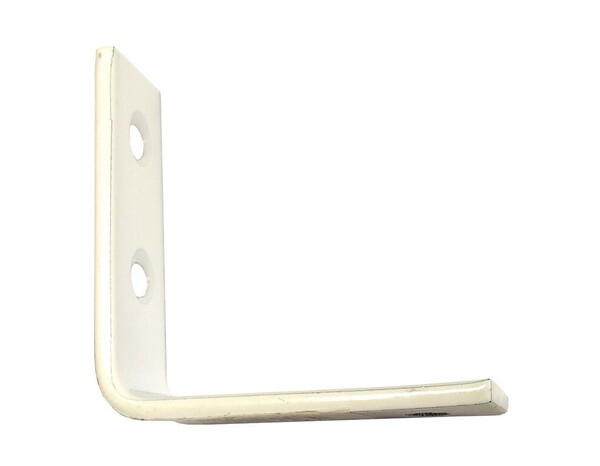 Équerre de renfort en acier laqué blanc 50 mm - Brico Dépôt
