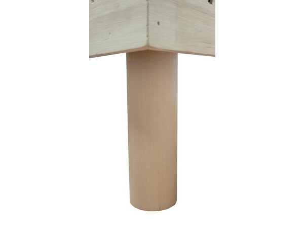 Pied de lit rond long en bois H. : 200 mm, Ø : 55 mm - Brico Dépôt