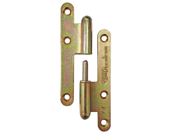 Paumelles de bâtiment - bout rond - 110 x 55 mm - Droite - Brico Dépôt