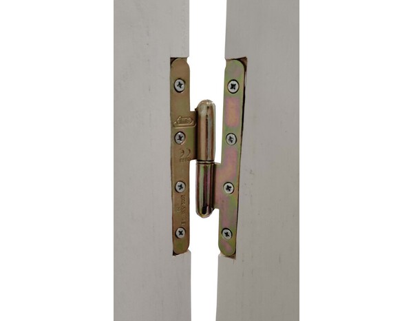 Paumelles de bâtiment - bout rond - 140 x 55 mm - Droite - Brico Dépôt