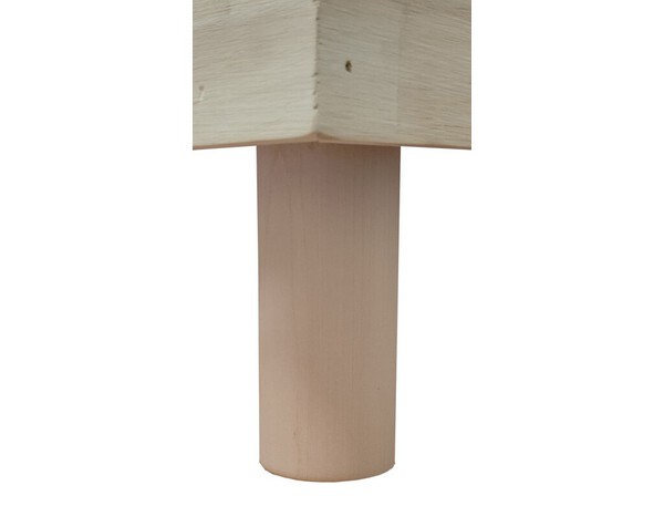Pied de lit bois rond haut. 150 mm - diam. 50 mm - Brico Dépôt