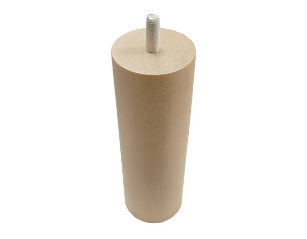 Pied de lit bois rond haut. 150 mm - diam. 50 mm - Brico Dépôt