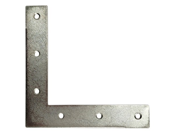 Équerre de fenêtre 120 mm en acier zingué. - Brico Dépôt