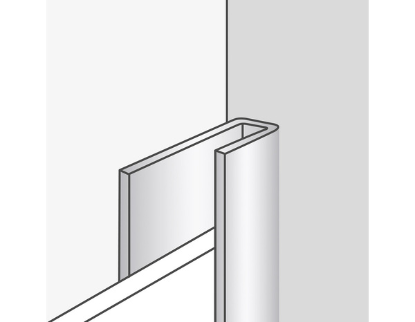 Profil de départ aluminium L. 2,60 m - Dumaplast - Brico Dépôt