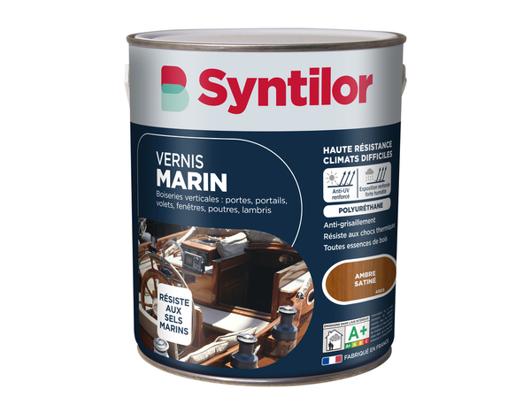 Vernis marin satin ambre 2,5 l extérieur – intérieur - Syntilor - Brico Dépôt