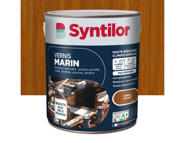 Vernis marin satin ambre 2,5 l extérieur – intérieur - Syntilor - Brico Dépôt