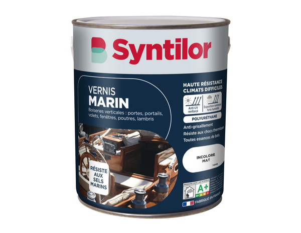 Vernis marin mat incolore 2,5 l extérieur – intérieur - Syntilor - Brico Dépôt