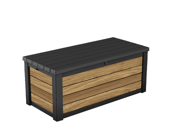 Coffre en polypropylène noir et gris OAK 570 L - Keter - Brico Dépôt