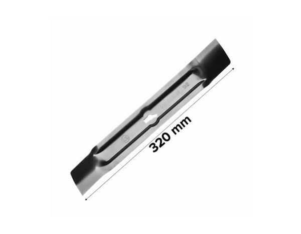 Lame de tondeuse performance power acier noir 32 cm - Brico Dépôt