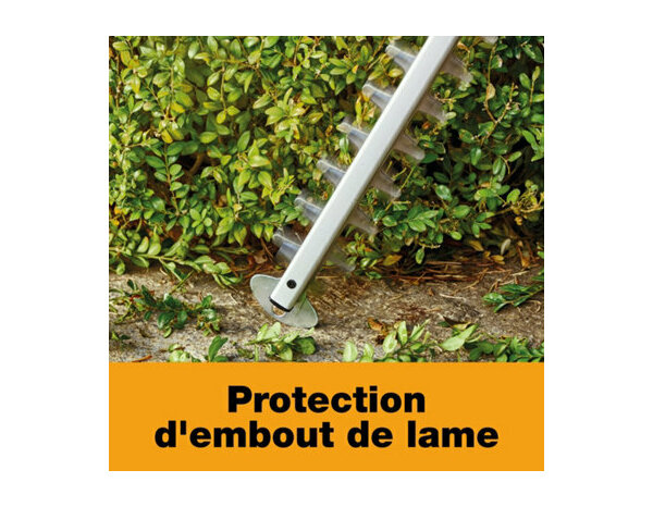 Taille-haie électrique TTB1180GHT lame 61 cm gris et jaune coupe 25 mm - Titan - Brico Dépôt