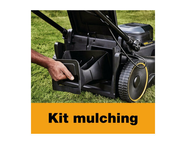 Tondeuse électrique 1800 W coupe 43 cm mulching rangement vertical poignée télescopique - Titan - Brico Dépôt