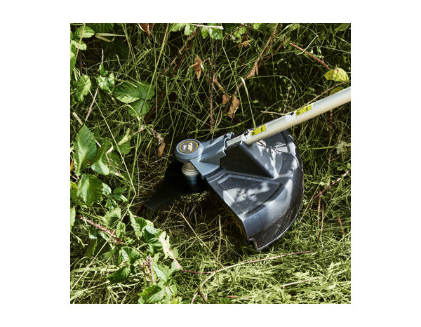 Débroussailleuse électrique 2-en-1 gris et jaune 1000 W 42 cm bobine 23 cm lame - Titan - Brico Dépôt