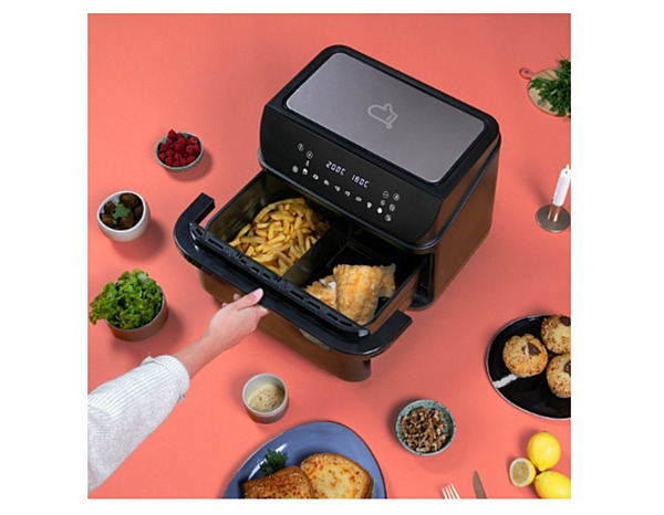 Airfryer 10L LIVOO avec cuve ajustable et écran tactile digital 2400 W - Brico Dépôt