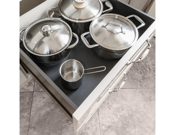 Tapis de fond de tiroir transparent en EVA 50 x 150 cm antidérapant - Brico Dépôt