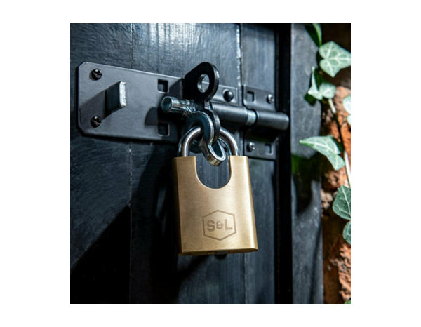 Cadenas laiton robuste avec anse acier trempé 6 cm pour portails et rangements - Brico Dépôt
