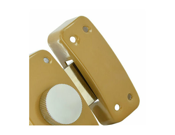 Verrou bouton + cylindre 23 x 45 mm pour porte bois 3 clés 1 - Brico Dépôt