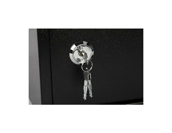 Coffre-fort mécanique 16 litres acier noir 35x25x25 cm - Brico Dépôt