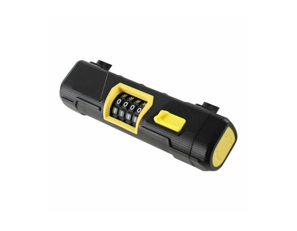 Antivol en U à combinaison acier trempé pvc noir 19 cm x 11,5 cm - Brico Dépôt