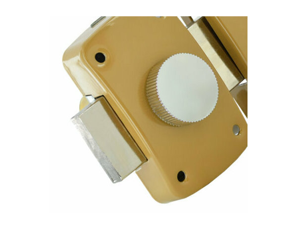 Verrou bouton + cylindre 23 x 45 mm pour porte bois 3 clés 1 - Brico Dépôt