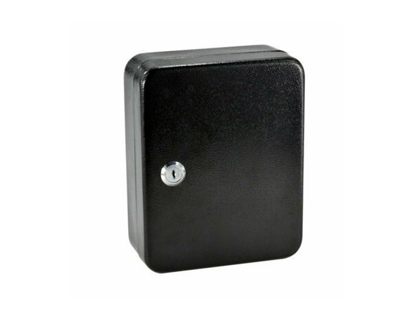 Armoire à clés en acier + 2 clefs - 16 x 20 x 7,5 cm - Brico Dépôt