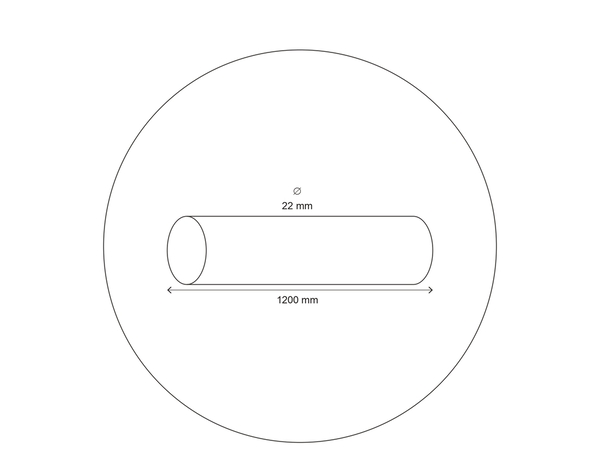 Antivol câble acier tressé noir 120 cm diamètre 22 mm avec clé - Brico Dépôt