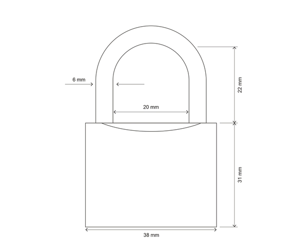 Pack de 4 cadenas laiton avec clés identiques anse acier trempé 40 mm - Brico Dépôt