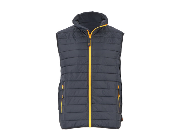 Veste sans manche CASTLIN noire rembourrée imperméable taille L - Brico Dépôt