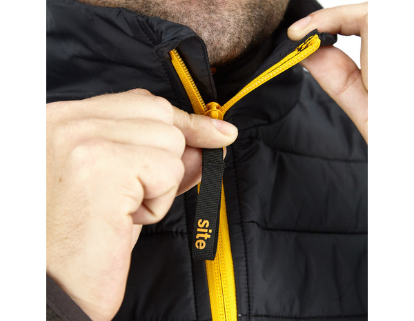 Veste sans manche CASTLIN noire imperméable rembourrée taille XL - Brico Dépôt