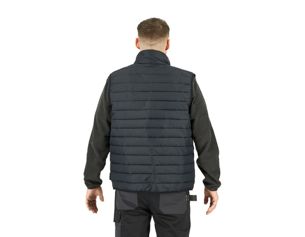 Veste sans manche CASTLIN noire imperméable rembourrée taille M - Brico Dépôt