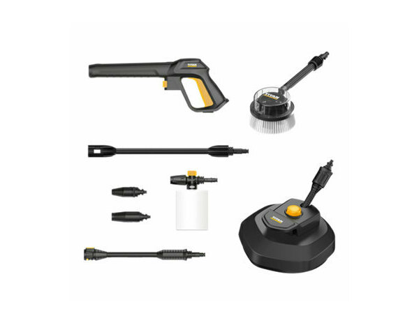 Nettoyeur haute pression moteur induction 2500W 180 bars 10 m tuyau PVC - Titan - Brico Dépôt