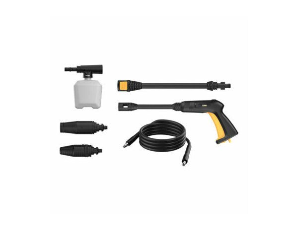 Nettoyeur haute pression 1400W 110 bars avec tuyau 6m et accessoires intégrés - Titan - Brico Dépôt