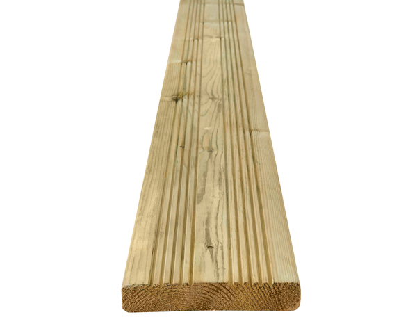 Lame de terrasse pin classe 4 vert THERAO 420 x 14,5 x 2,7 cm - Marque BLOOMA - Brico Dépôt