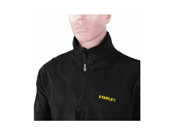 Polaire de travail noir demi-fermeture à glissière micropolaire MEMPHIS taille M - Stanley - Brico Dépôt