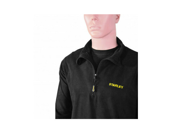 Polaire de travail noir demi-fermeture à glissière micropolaire MEMPHIS taille L - Stanley - Brico Dépôt