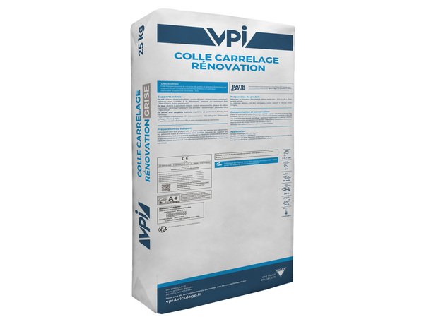 Colle carrelage rénovation grise 25 kg sols et murs intérieur extérieur - VPI - Brico Dépôt