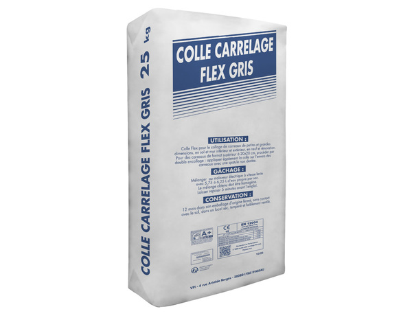 Mortier colle carrelage C2 gris 25 kg intérieur extérieur - VPI - Brico Dépôt