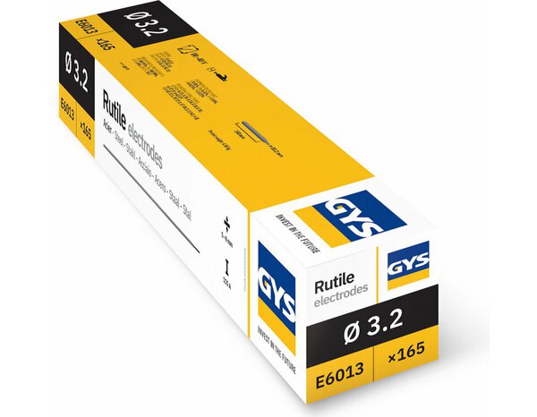 Lot de 165 électrodes enrobées rutile diamètre 3,2 mm - Brico Dépôt