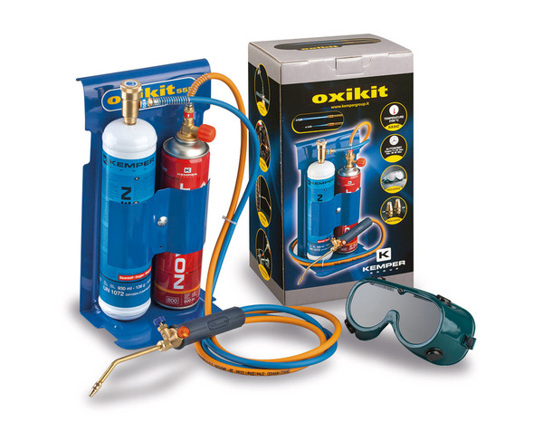 Kit bi-gaz avec chalumeau et buses 3100 °C - Brico Dépôt