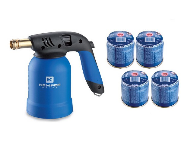 Lampe à souder piezo pour cartouche perçable flamme réglable - Brico Dépôt