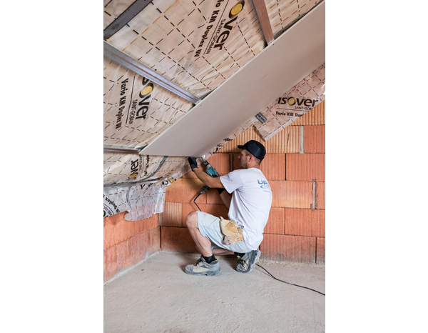 Rouleau laine de verre kraft 220 mm combles aménagés 35 R: 6,25 - 2,8 x 1,2 m - Isover - Brico Dépôt