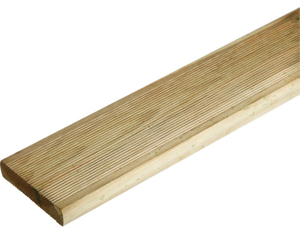 Lame de terrasse classe 3 en pin naturel 240 x 9,5 x 2 cm - Brico Dépôt