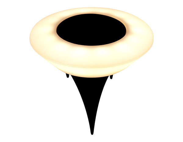 Lot de 4 spots solaires LED à piquer blanc 3000 K IP44 - Brico Dépôt