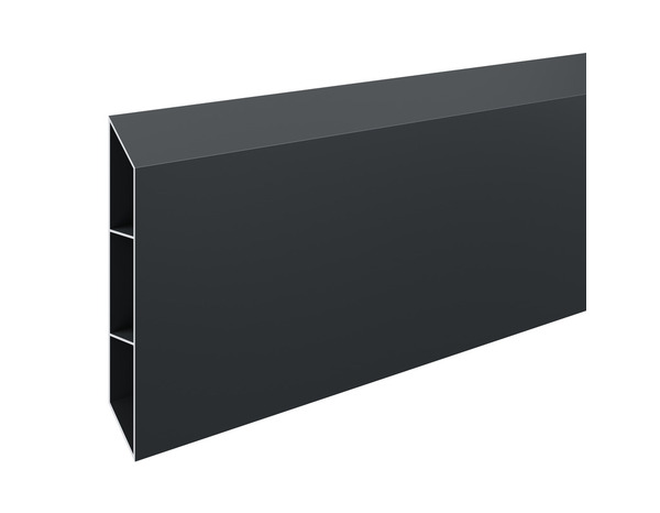 Lame de clôture aluminium persienne gris foncé NEVA 179,1 x 15,3 cm - Marque BLOOMA - Brico Dépôt